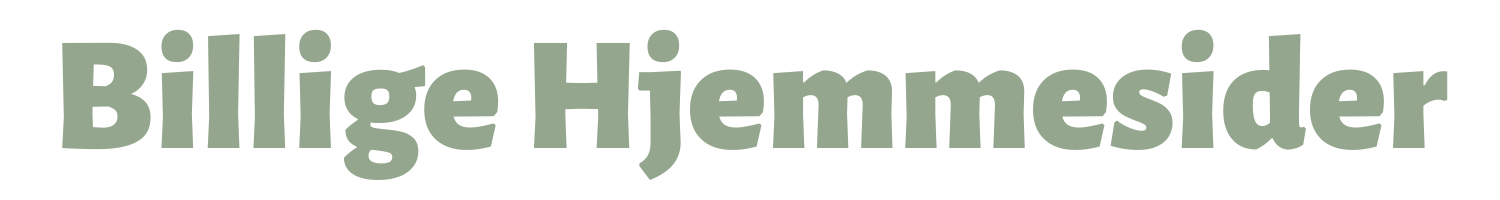 Billige Hjemmesider uden baggrund (1)